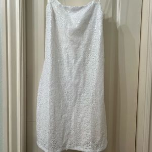 Empress White Sequin Dress